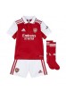 Arsenal Benjamin White #4 Babyklær Hjemme Fotballdrakt til barn 2022-23 Korte ermer (+ Korte bukser)